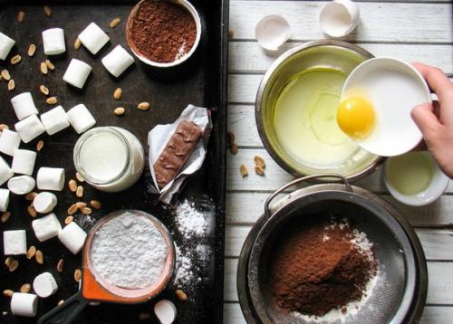 Пончики Сникерс.  Для пончиков: 01