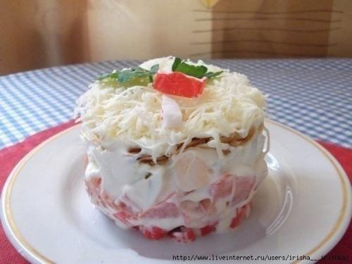6 салатов с крабовыми палочками! 03