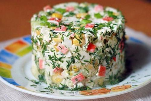 Любимые салатики с крабовыми палочками: топ - 10 рецептов? 08