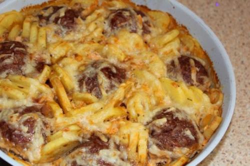 Картофельно - мясной запеканыч?
