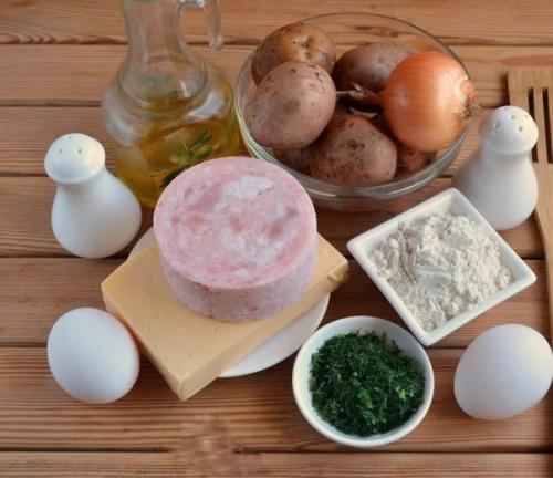 Драники с ветчиной и сыром. 01