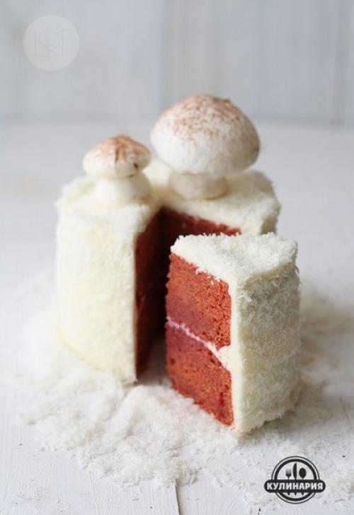 Натуральный торт Красный Бархат. 05