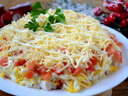 Любимые салатики с крабовыми палочками: топ - 10 рецептов? 02