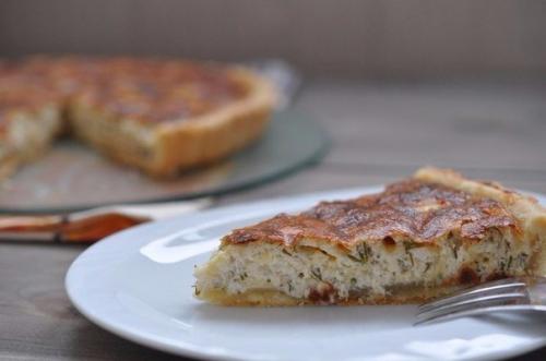 Киш с курицей и сыром. 05