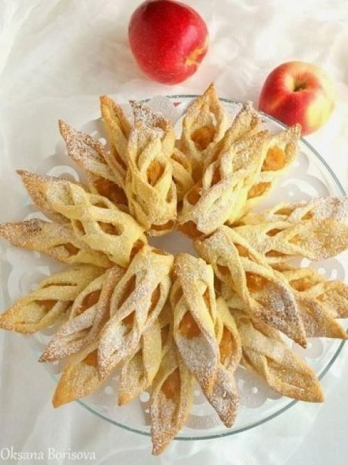 Печенье яблочные башмачки.