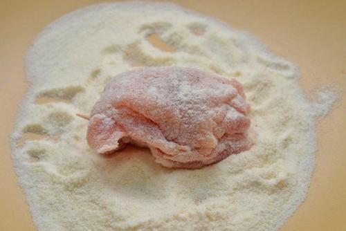 Голень цыплят с сыром и ананасами. 03