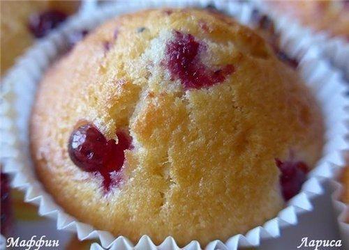 Маффины Шармель.   Недавно узнала, что маффины отличаются от кексов способом замеса теста. 03