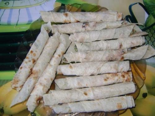 Закусочные трубочки из лаваша. 05