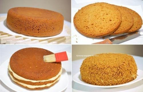 Ооочень вкусный и нежный медовик. 02