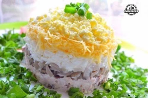 Салат Грибы ПОД Шубой.