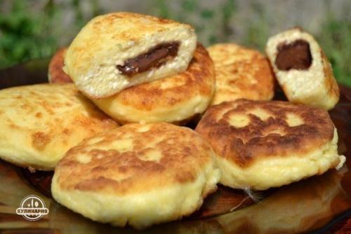 Сырники с шоколадом. 05