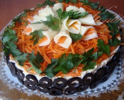 Топ - 9 лучших салатов Цветов. 07