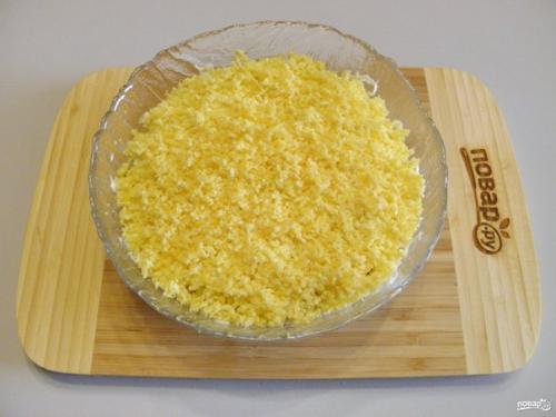 Салат Мимоза новогодний. 08