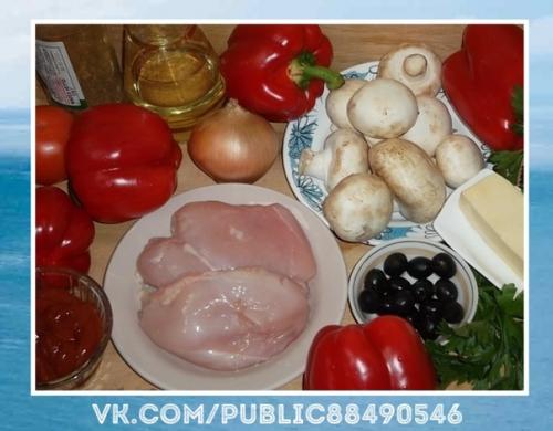 Вкуснятина! Перцы, фаршированные курицей и грибами. 01 Вкуснятина! Перцы, фаршированные курицей и грибами. 01