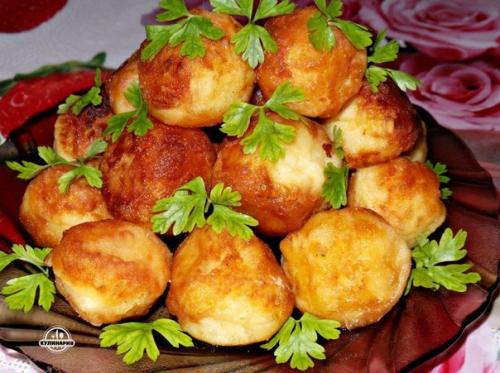 Картофельные шарики.  Ингредиенты: 02