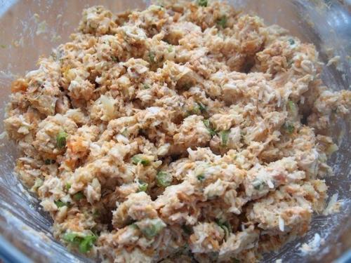 Салатные шарики А-ля Мимоза. 02