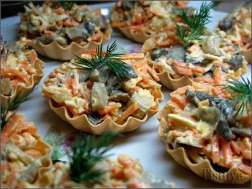 Оригинальные закуски и канапе к новому году. 01