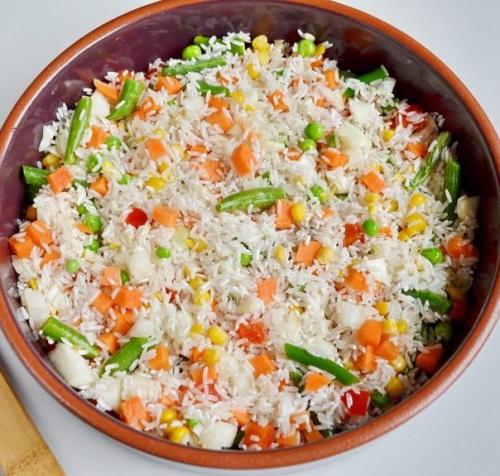 Куриные ножки, запеченные с рисом и овощами? 05