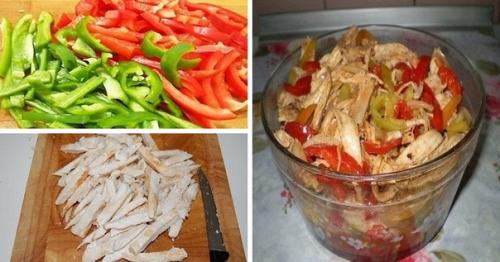 Курица ХЕ.  Ингредиенты:  - 1 куриная грудка.