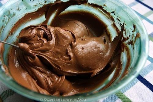 Шоколадное печенье с кокосовым кремом. 06