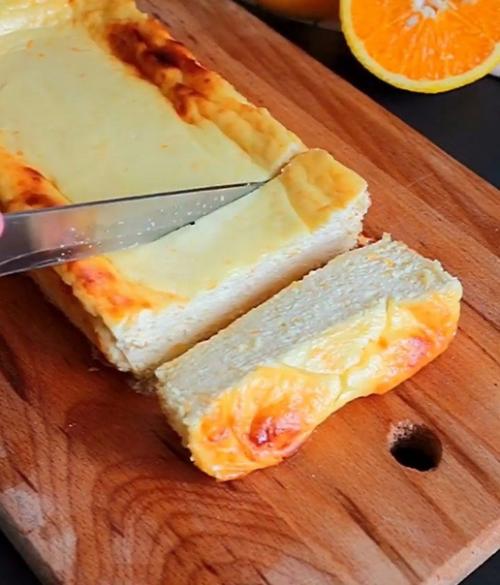 Творожный десерт с цедрой апельсина. 08