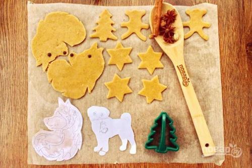 Пряное новогоднее печенье. 06