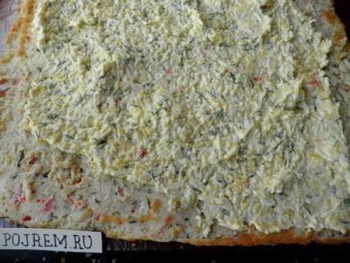 Рулет из крабовых палочек в лаваше. 02