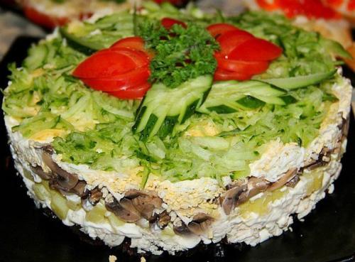 Красивые салаты к новому году: топ - 9 рецептов. 02