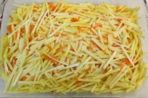 Картофельная запеканка с курицей по-французски. 05