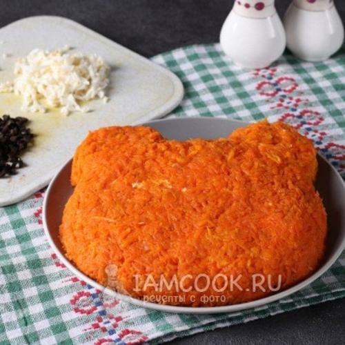 Новогодний салат Тигрёнок. 07