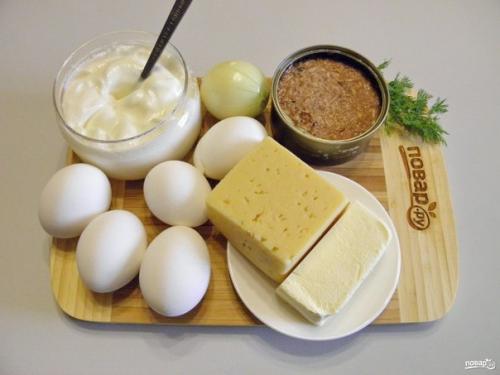 Салат Мимоза новогодний. 01