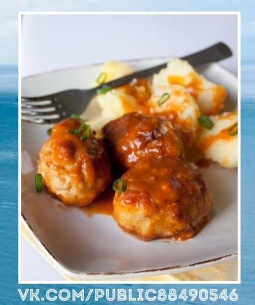 Просто сказка!  Котлеты с подливой.