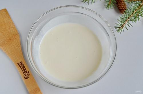 Заливной салат с креветками и авокадо. 04