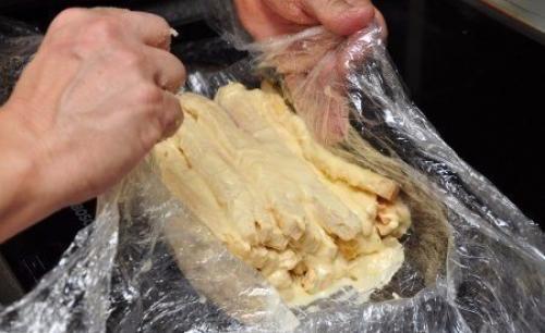 Очень вкусный торт Слоеное Полено. 04