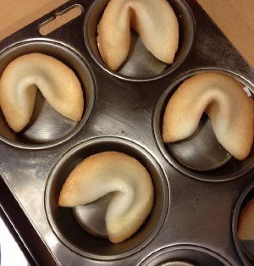 Новогоднее печенье с предсказаниями. 09