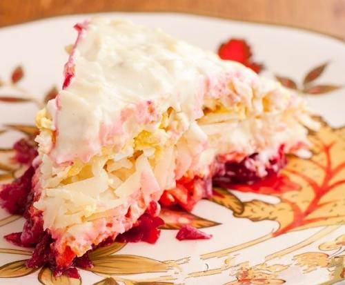 Салат сельдь под шубой рецепт классический.