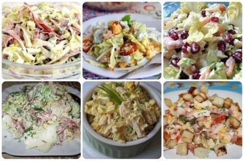 6 рецептов с пекинской капусто.