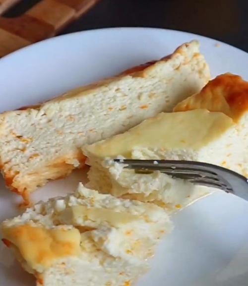 Творожный десерт с цедрой апельсина. 07