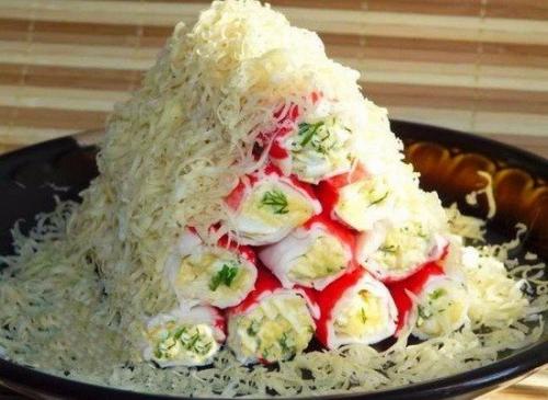 Новогодняя крабовая Монастырская Изба.