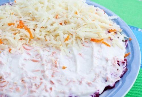 Салат сельдь под шубой рецепт классический. 03