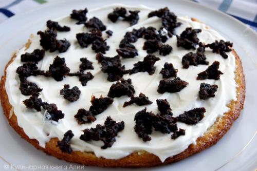 Медовик на кефире. 06