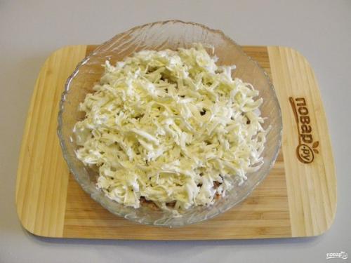 Салат Мимоза новогодний. 07