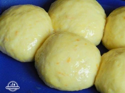 Творожные булочки.  Ингредиенты: 08