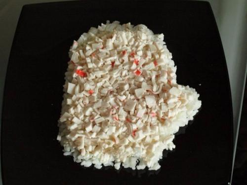 Салат Варежка Деда Мороза. 03