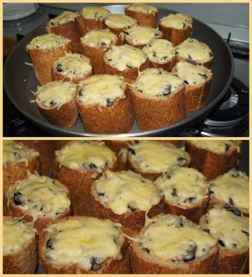 Жульен в багете.