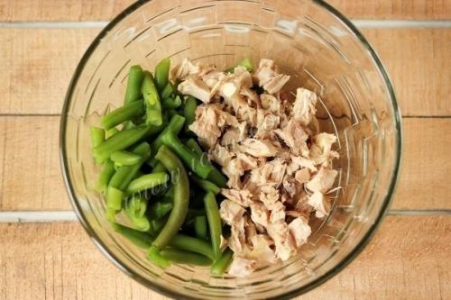 Салат Шедевр с курицей и сладким перцем. 02