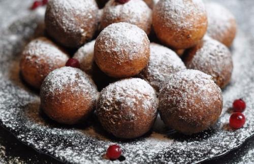 Творожные пончики.  Ингредиенты: