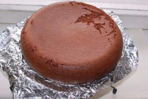 Бисквит на минералке (в духовке или мультиварке). 05