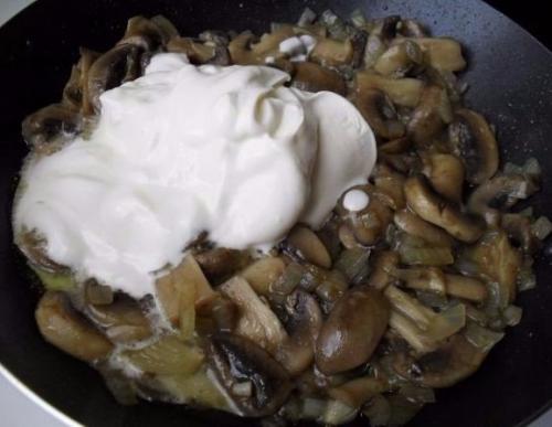 Картофельные палочки с грибами. 03