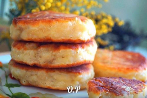 Сырники с бананом.